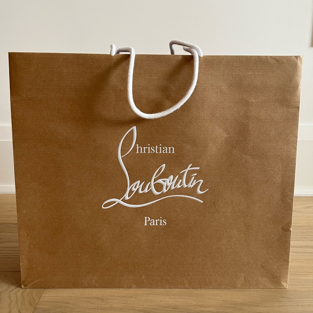 Christian Louboutin paper shopping bag